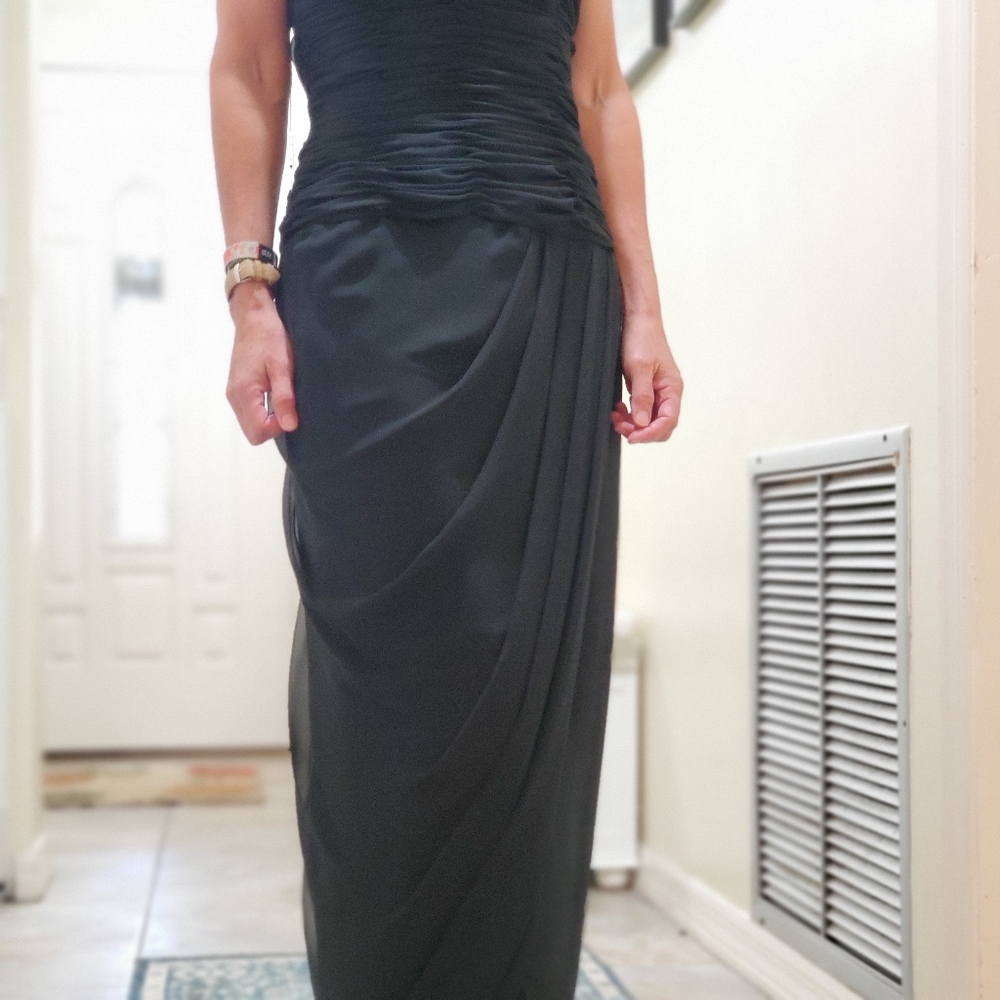 Victor costa, Neiman Marcus black ball gown, 10 - Picture 4 of 15